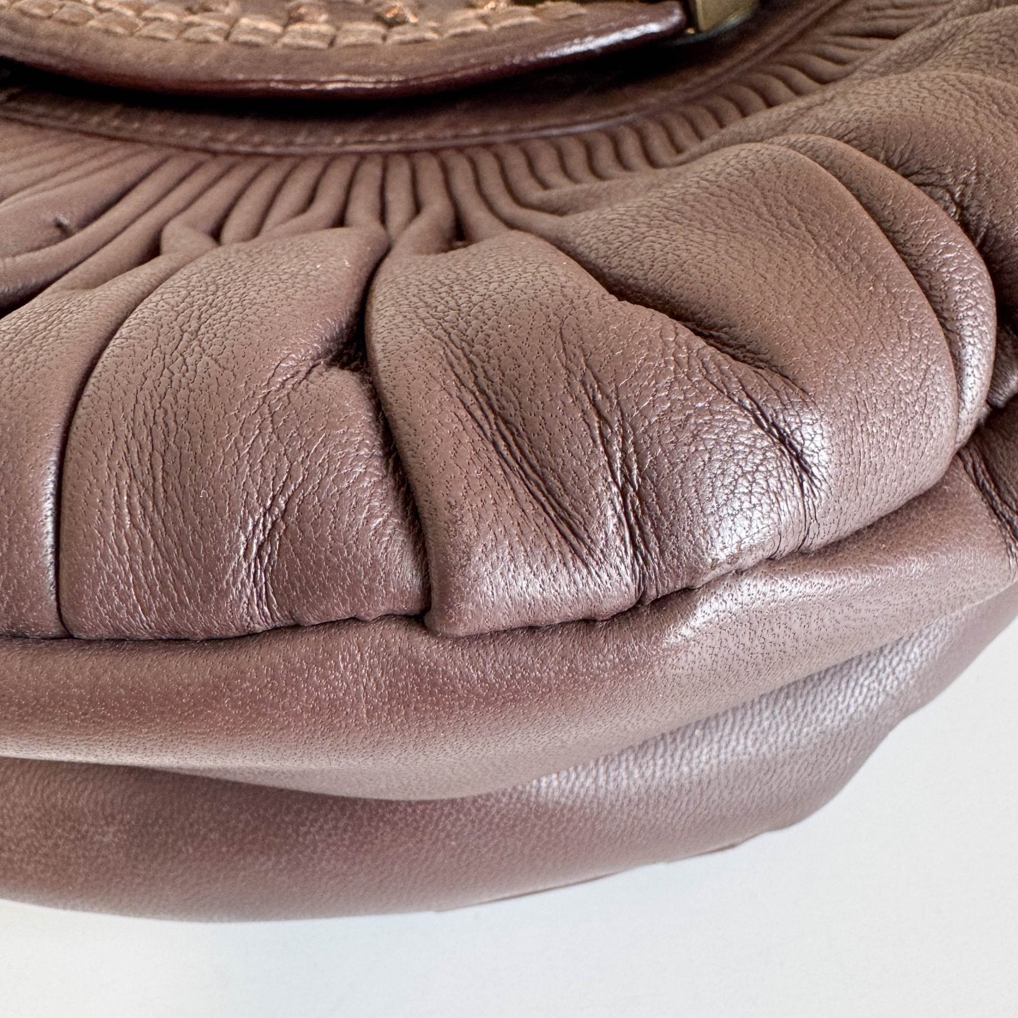 DIOR Vintage Dior Brown Leather Top Handle Bag, in , Sold by HIVE PRELOVED - Handle Bags, ,