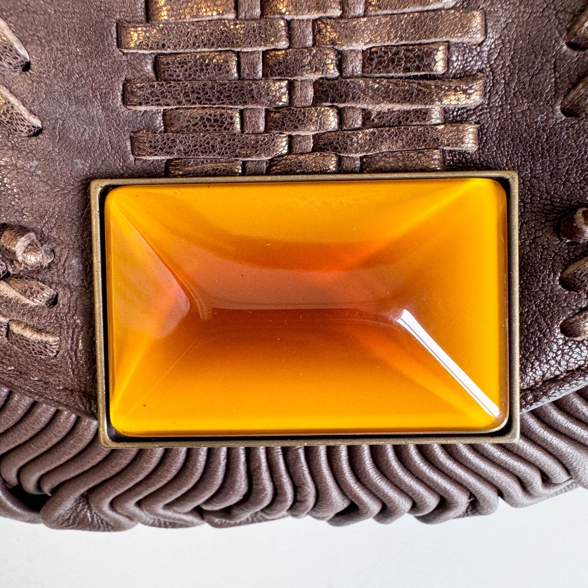 DIOR Vintage Dior Brown Leather Top Handle Bag, in , Sold by HIVE PRELOVED - Handle Bags, ,