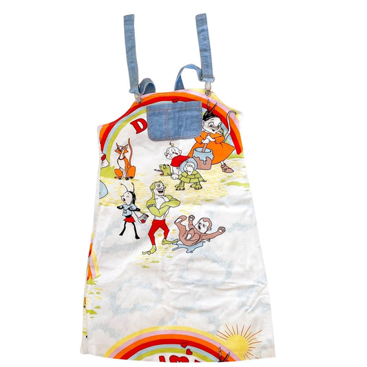 DIOR Vintage Dior Cartoon Apron Dress SIZE 12A, in , Sold by HIVE PRELOVED - Dresses, ,