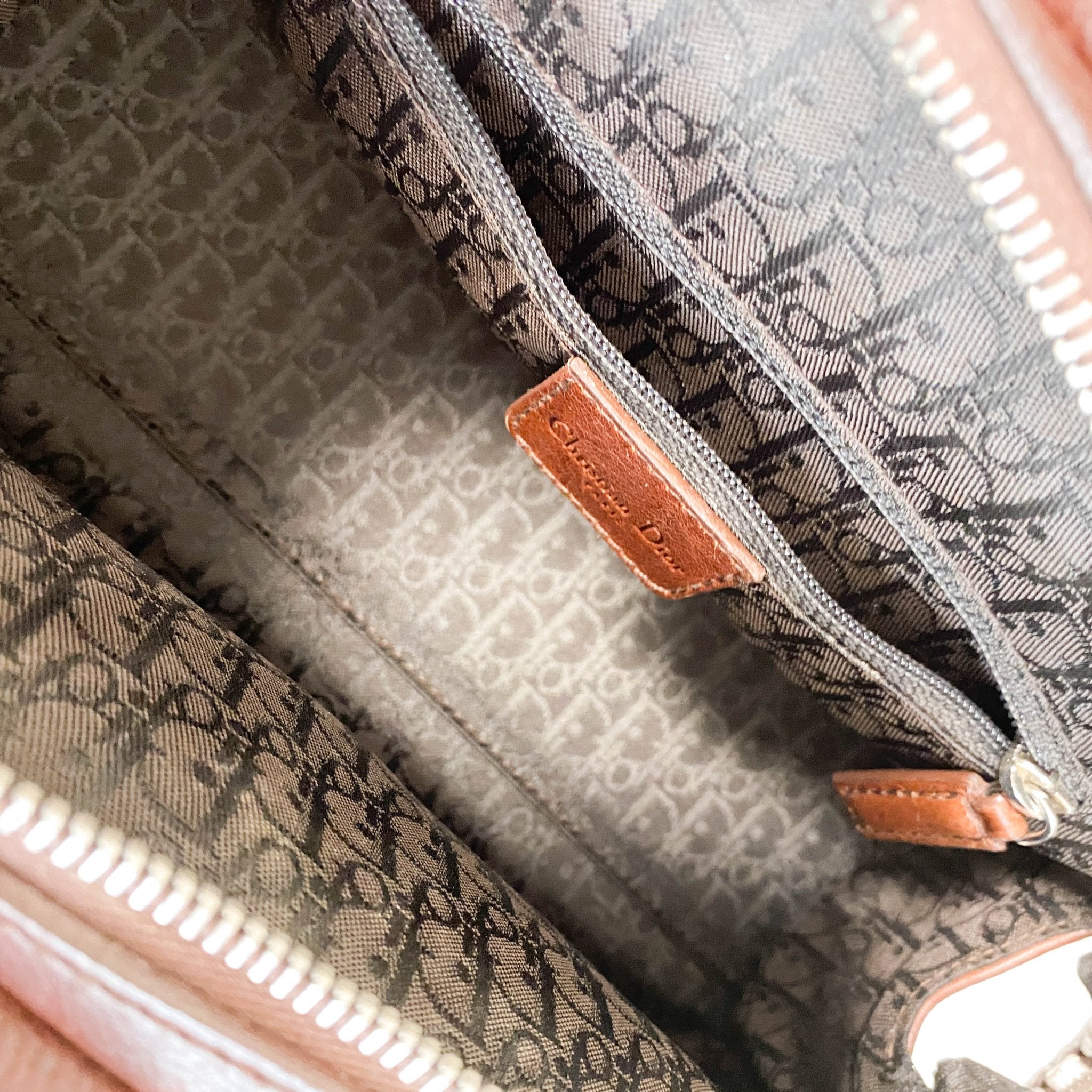 DIOR Vintage Mini Brown Embroidered Shoulder Bag, in , Sold by HIVE PRELOVED - Mini bags, Shoulder Bags,