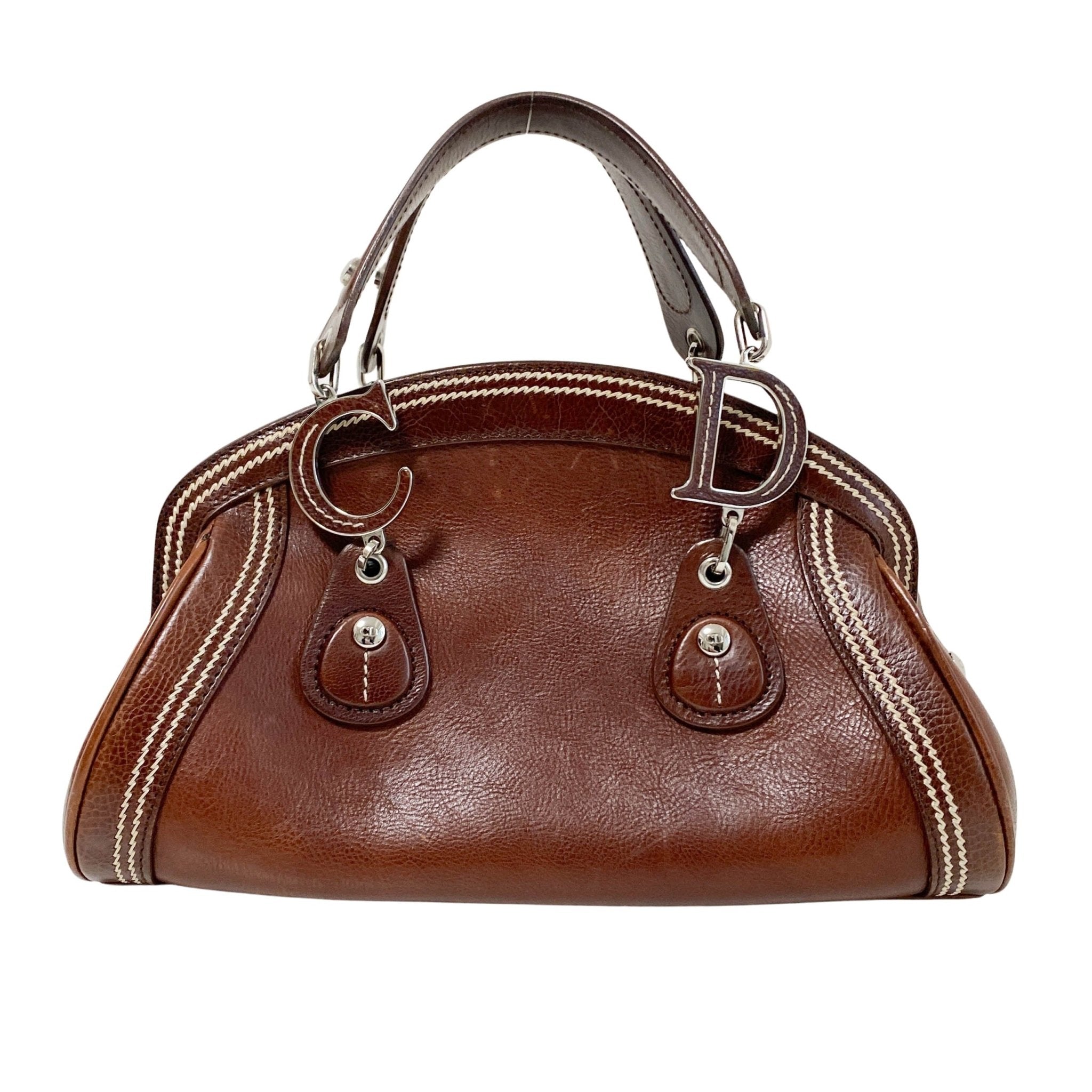 DIOR Vintage Mini Brown Embroidered Shoulder Bag, in , Sold by HIVE PRELOVED - Mini bags, Shoulder Bags,