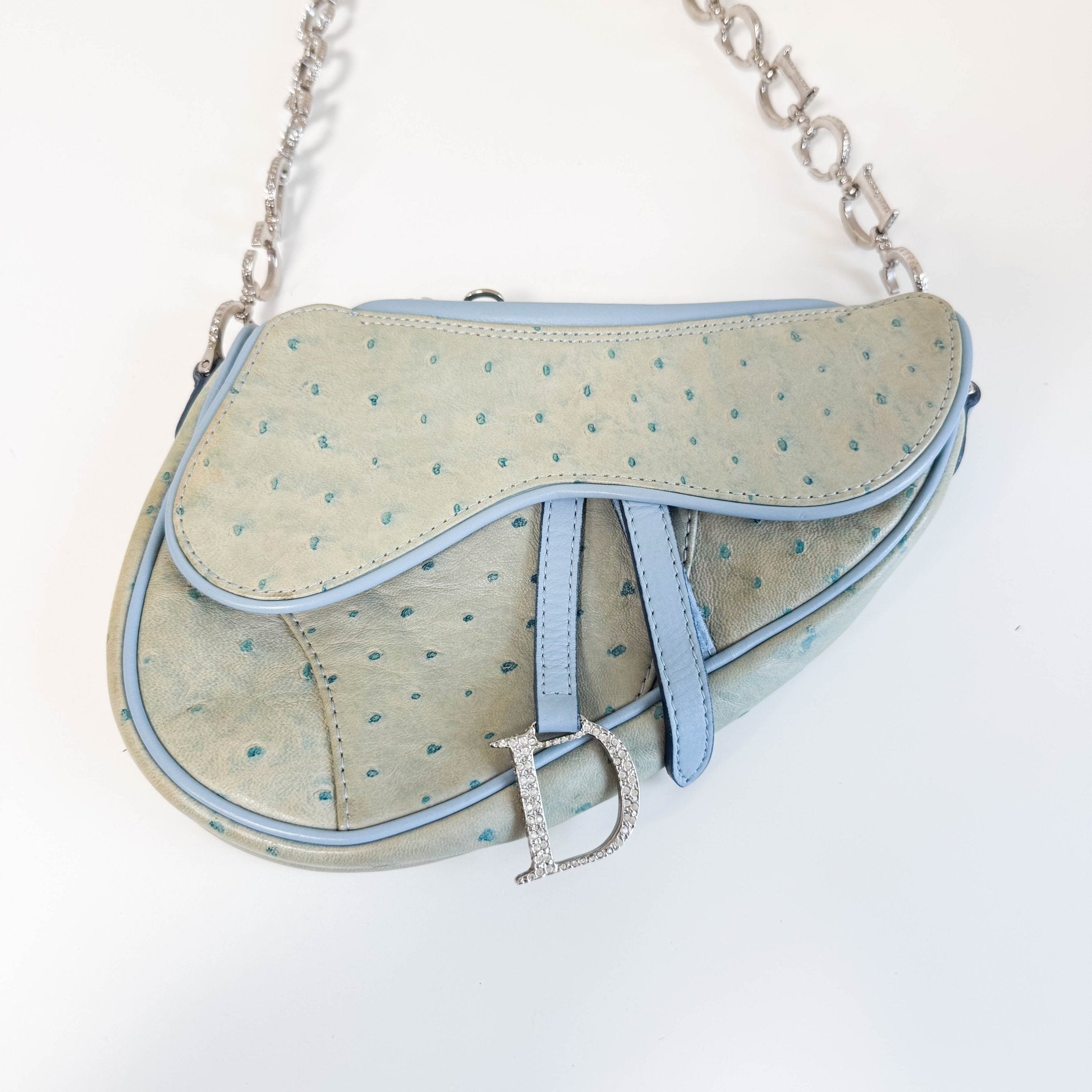 DIOR Vintage Mini Saddle Rhinestone Shoulder Bag, in , Sold by HIVE PRELOVED - Shoulder Bags, ,