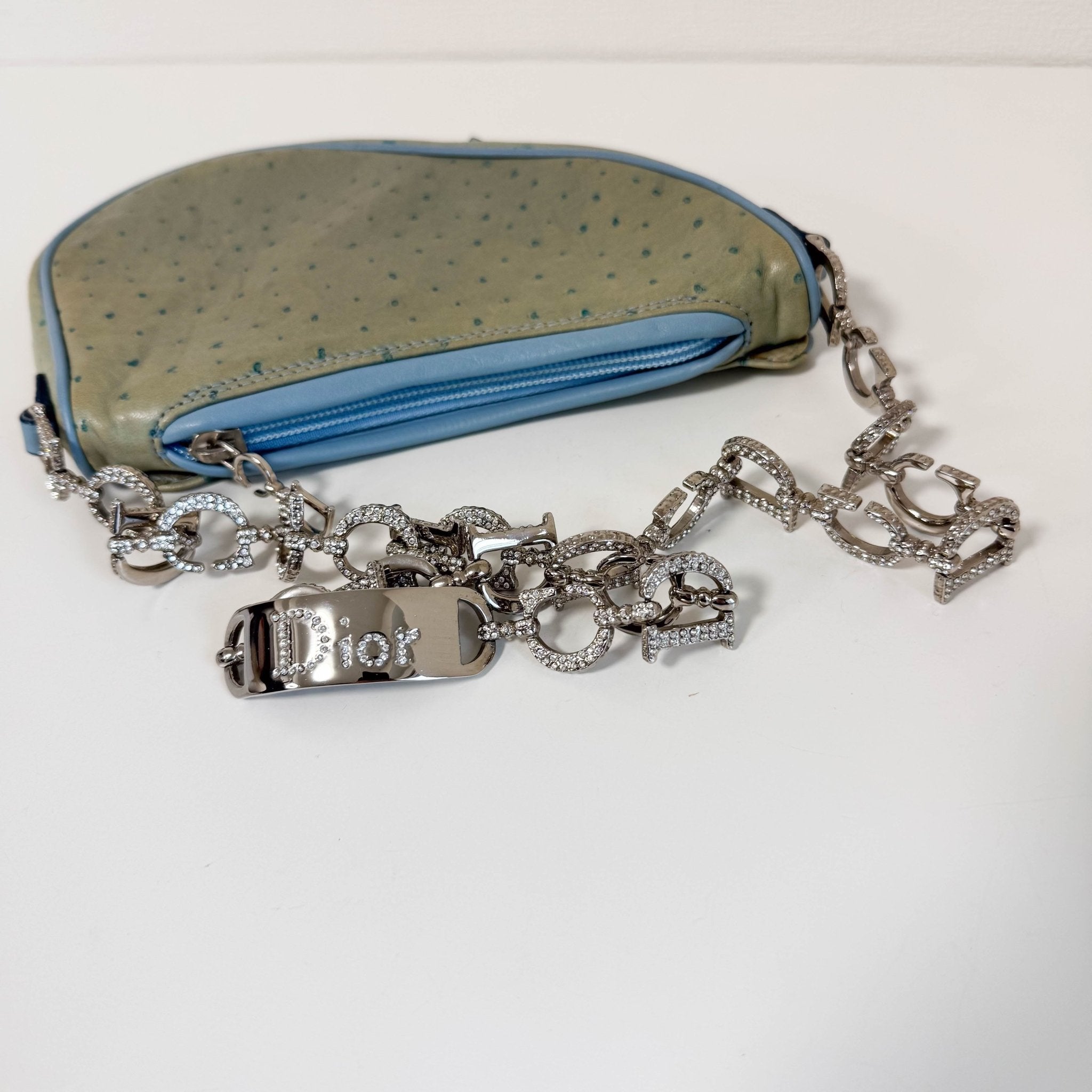 DIOR Vintage Mini Saddle Rhinestone Shoulder Bag, in , Sold by HIVE PRELOVED - Shoulder Bags, ,