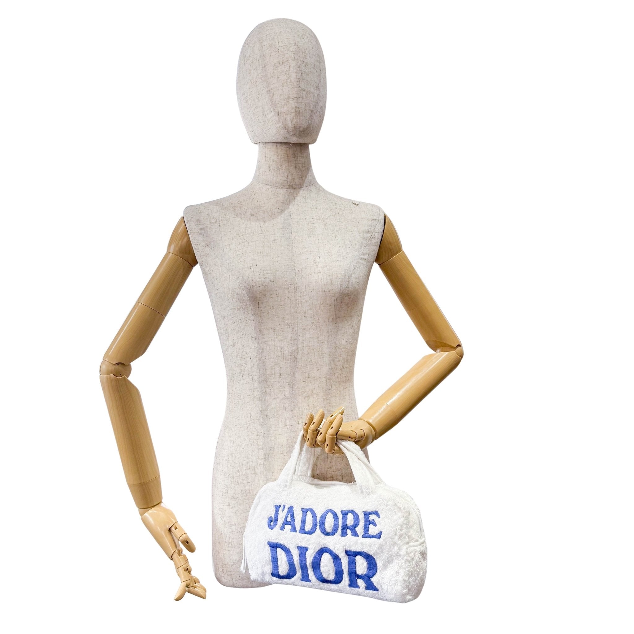 DIOR White Cotton Handbag, in , Sold by HIVE PRELOVED - Handle Bags, ,