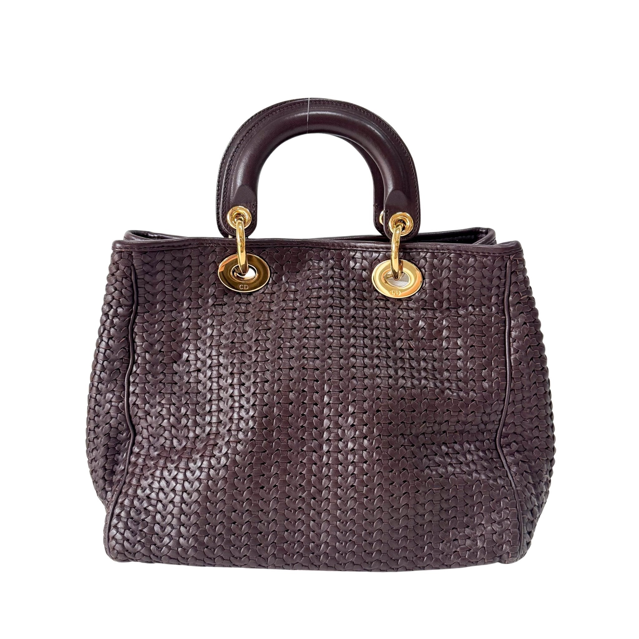 DIOR Woven Soft Lady Dior Leather Tote Bag, in , Sold by HIVE PRELOVED - Handle Bags, Totes,