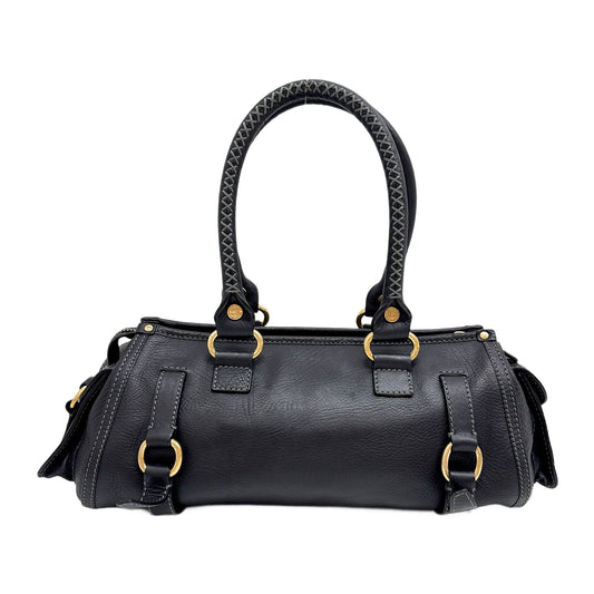 Black Leather Hand Bag