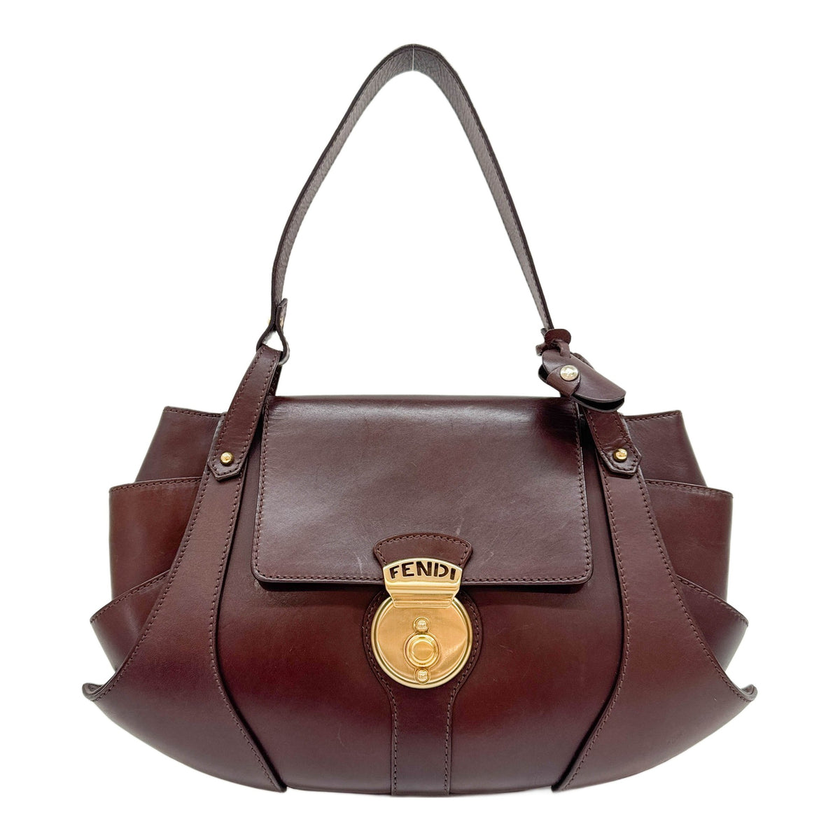 Borsa Tuc Brown Leather Shoulder Bag