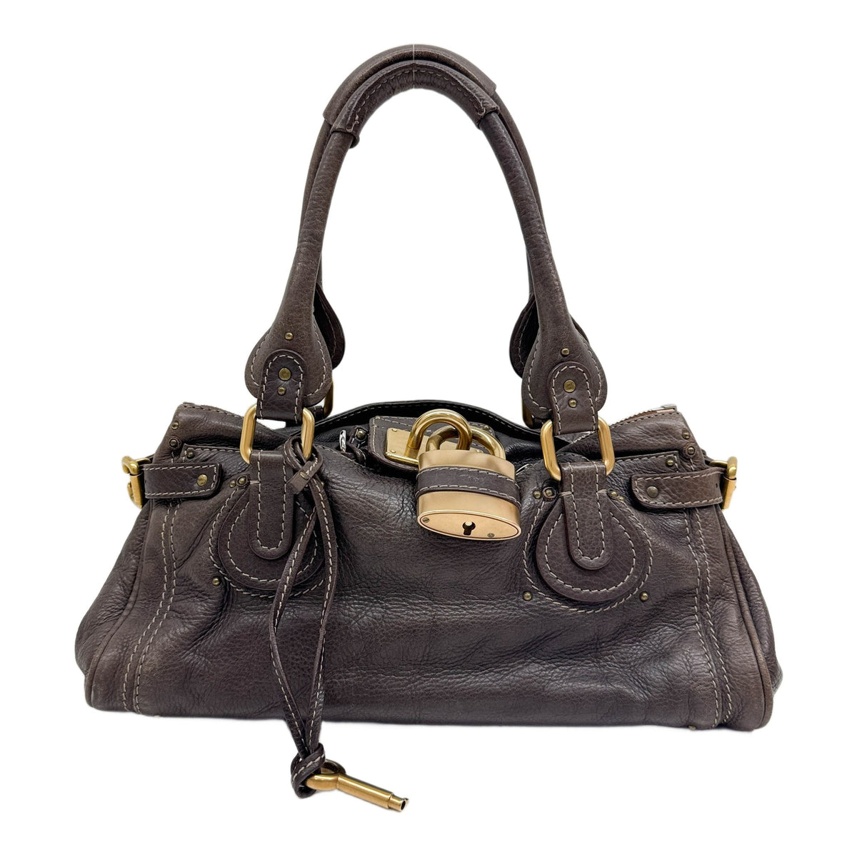 Paddington Brown Leather Shoulder Bag