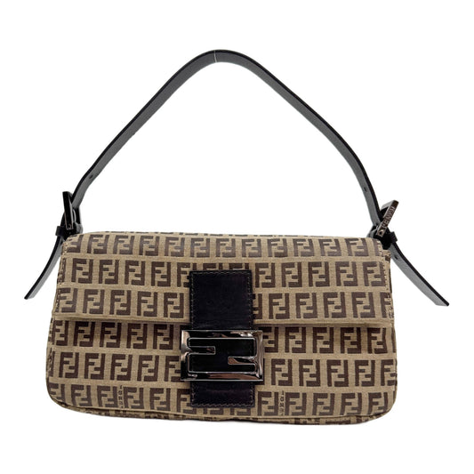 Baguette Light Brown Zucchino Canvas Shoulder Bag