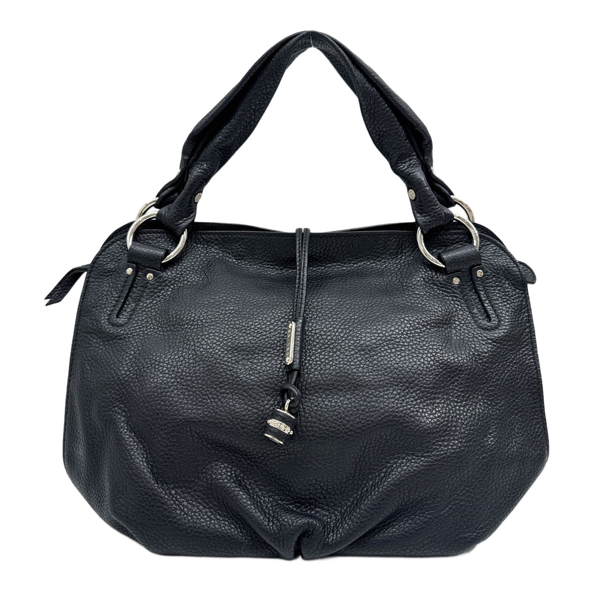 Bittersweet Black Leather Shoulder Bag