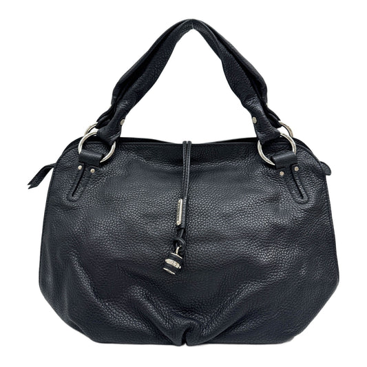 Bittersweet Black Leather Shoulder Bag