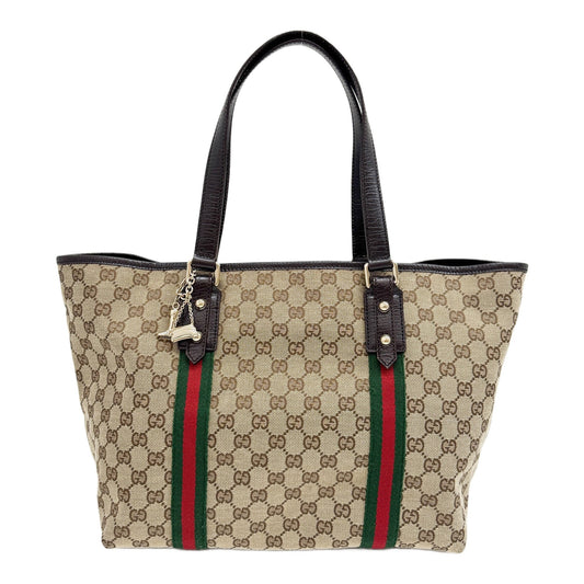 Jolicoeur Brown GG Canvas Tote Bag