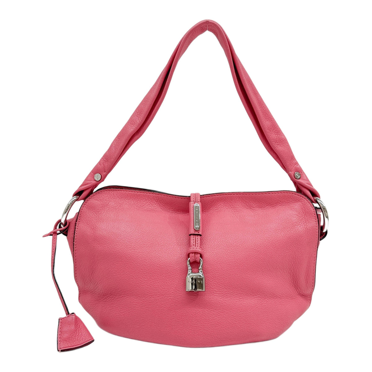 Small Bittersweet Pink Leather Shoulder Bag