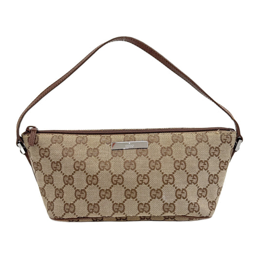 Boat Brown GG Canvas Hand Bag
