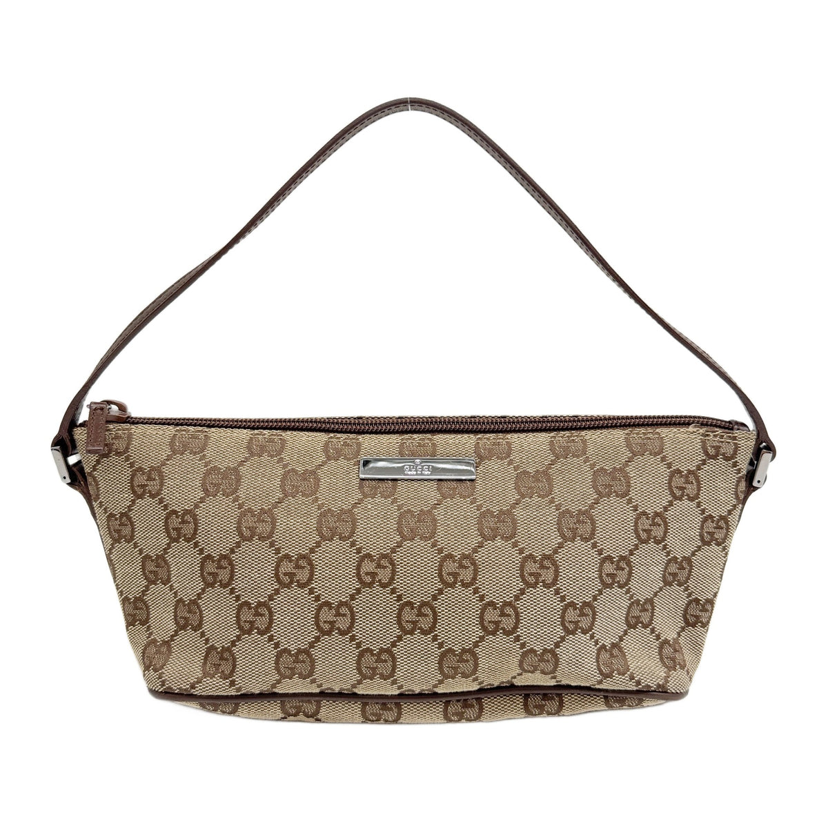 Boat Brown GG Canvas Hand Bag
