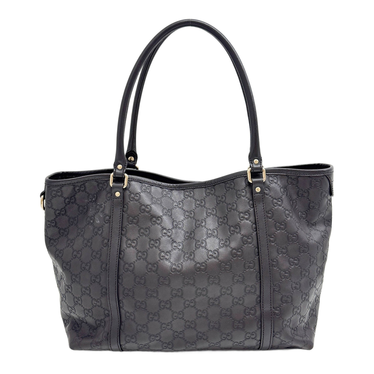 Guccissima Brown Leather Tote Bag