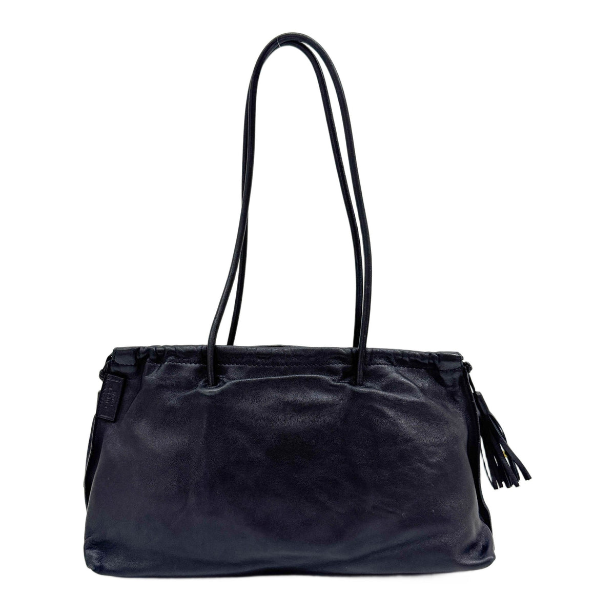 Black Leather Shoulder Bag