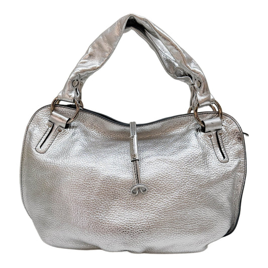 Bittersweet Silver Leather Hand Bag