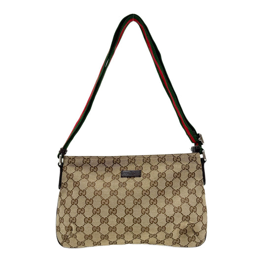 Brown GG Canvas Shoulder Bag