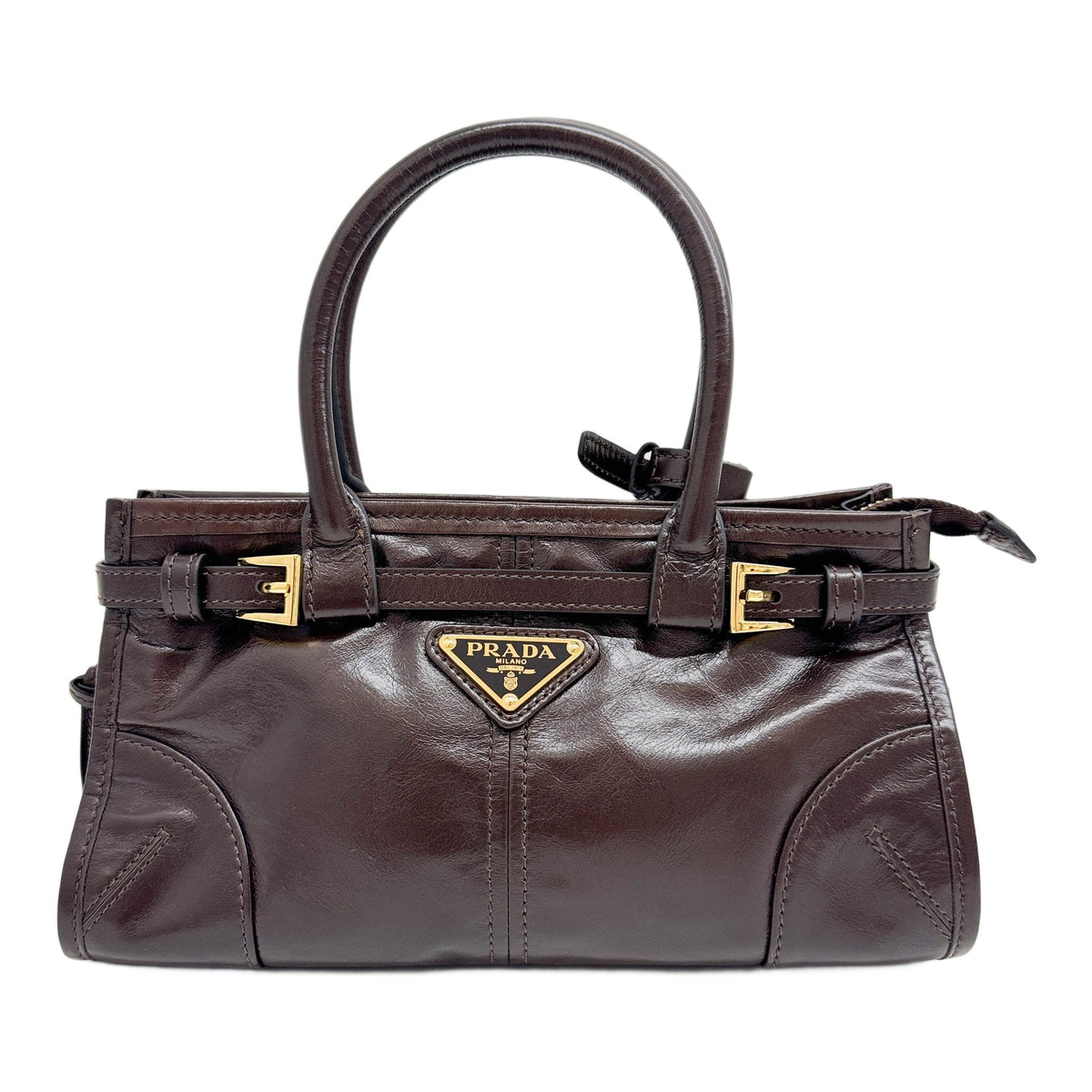 Mini Bonnie Brown Leather Two Way Bag
