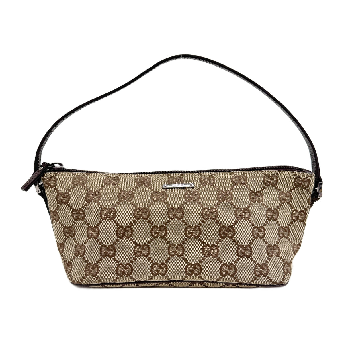 Boat Brown GG Canvas Hand Bag