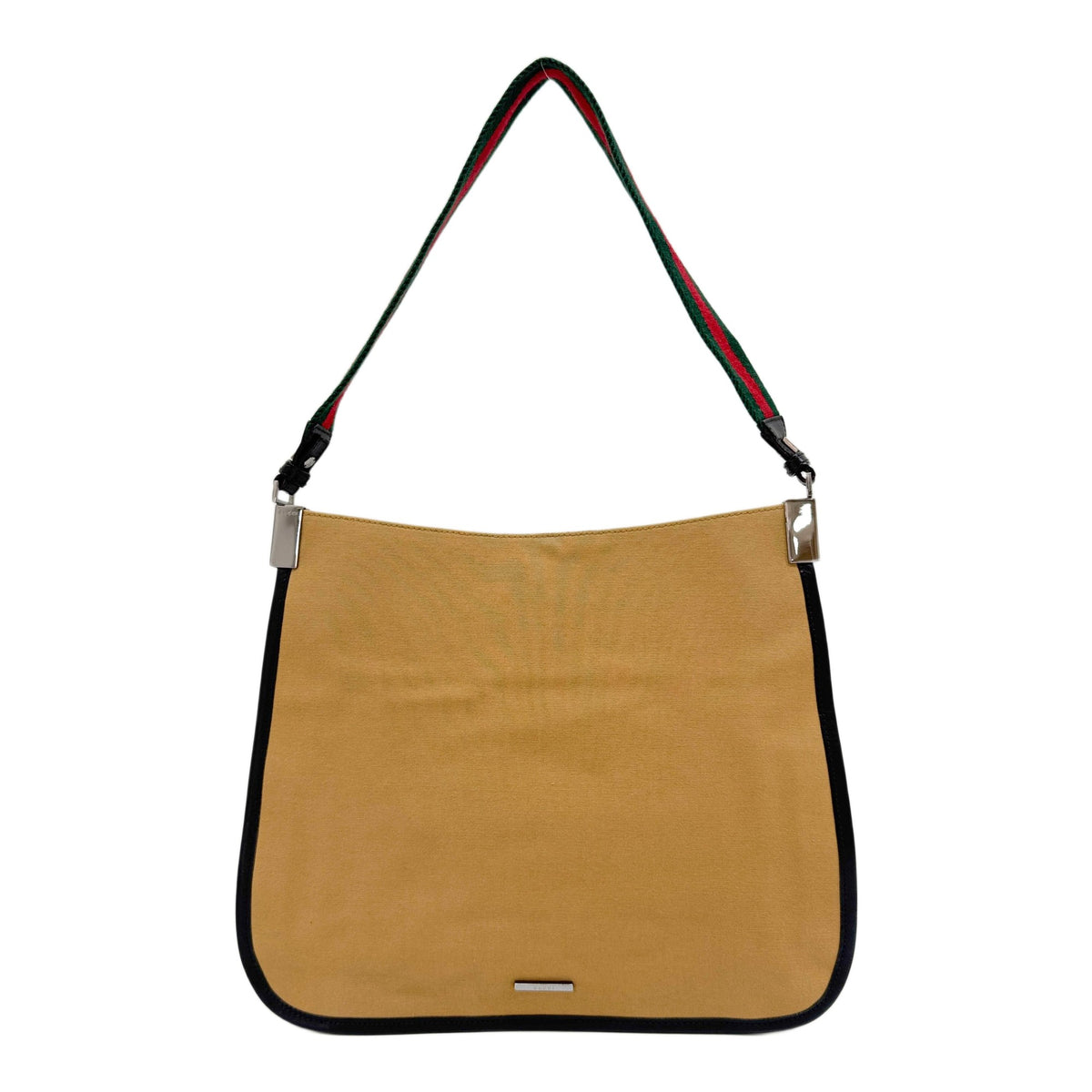 Sherry Brown Canvas Shoulder Bag
