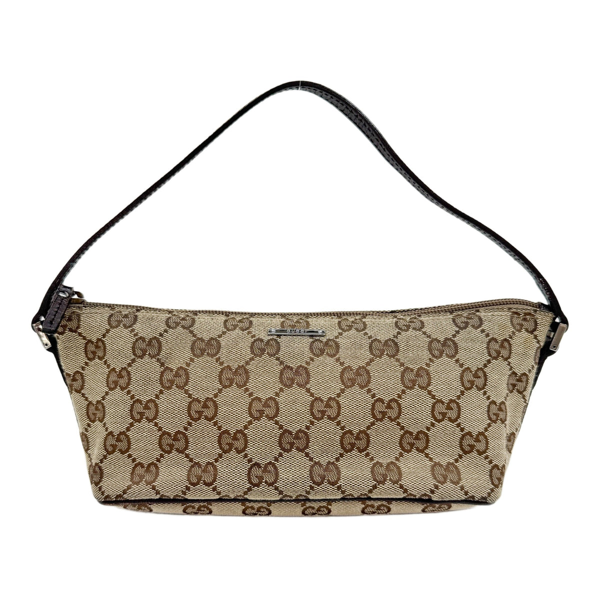 Boat Brown GG Canvas Hand Bag