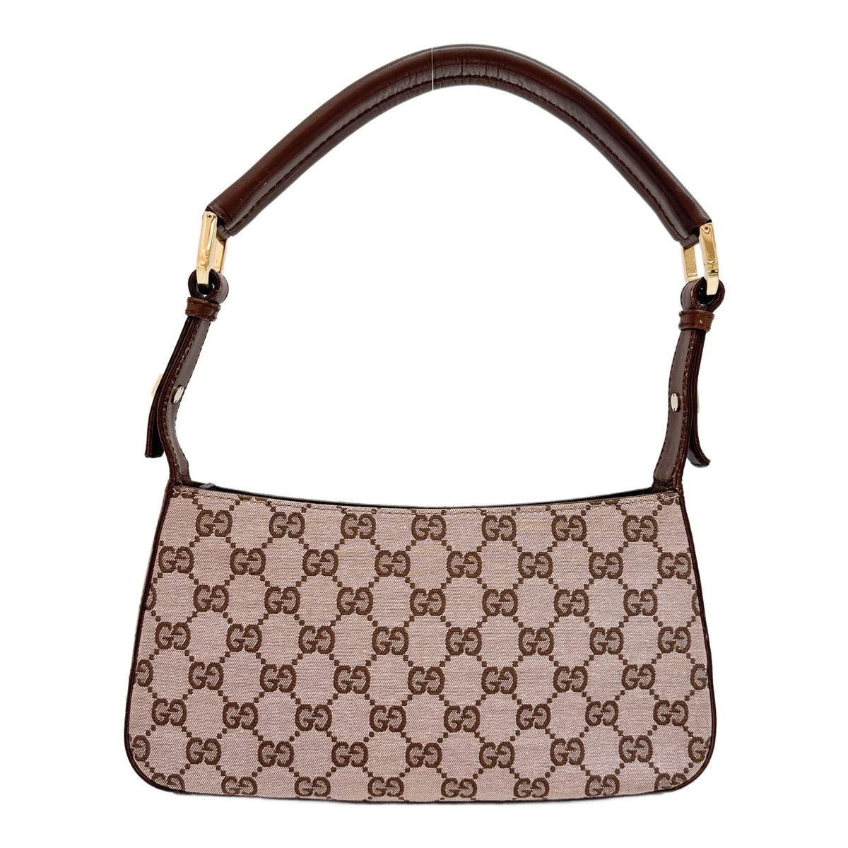 Brown GG Canvas Shoulder Bag