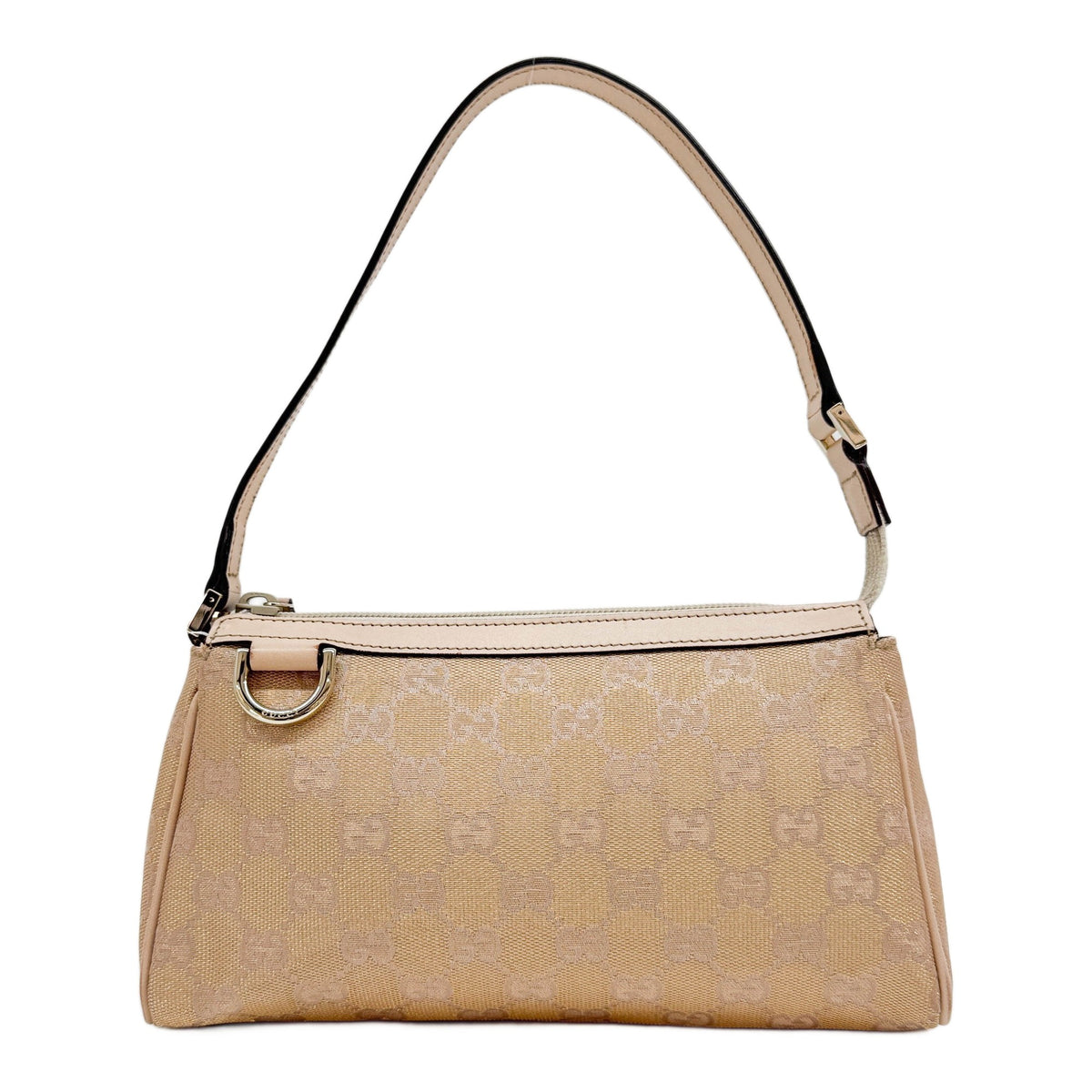 Abbey Metallic Rose Gold GG Canvas Shoulder Bag