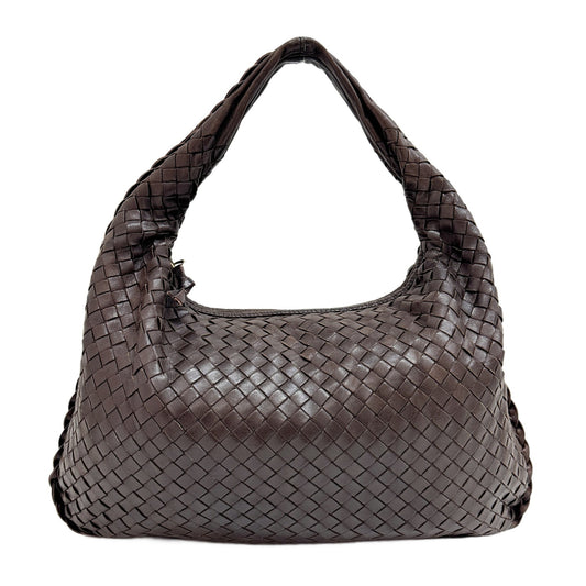 Veneta Intrecciato Brown Leather Shoulder Bag