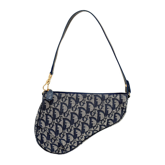 Saddle Blue Trotter Canvas Hand Bag