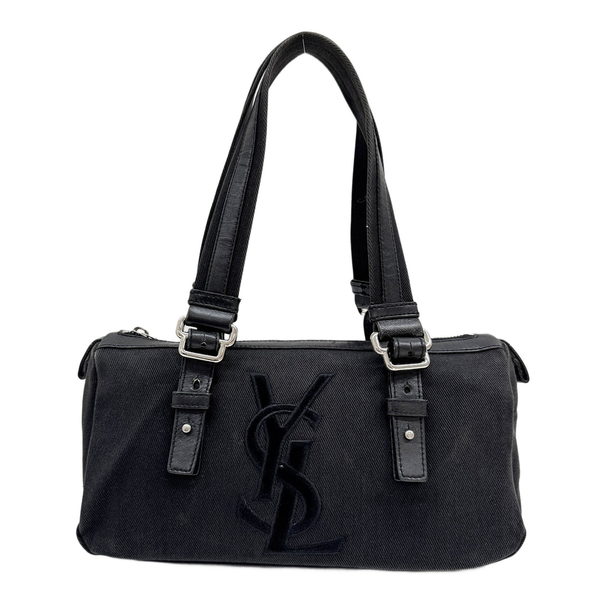 Kahala Black Canvas Handle Bag
