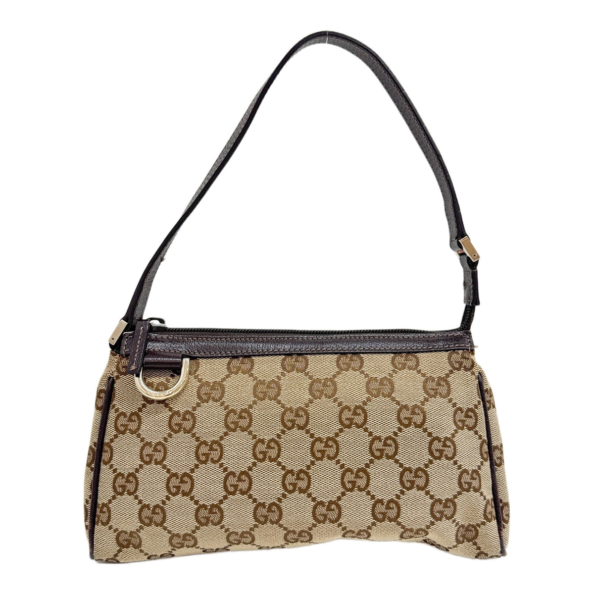 Brown GG Canvas Shoulder Bag