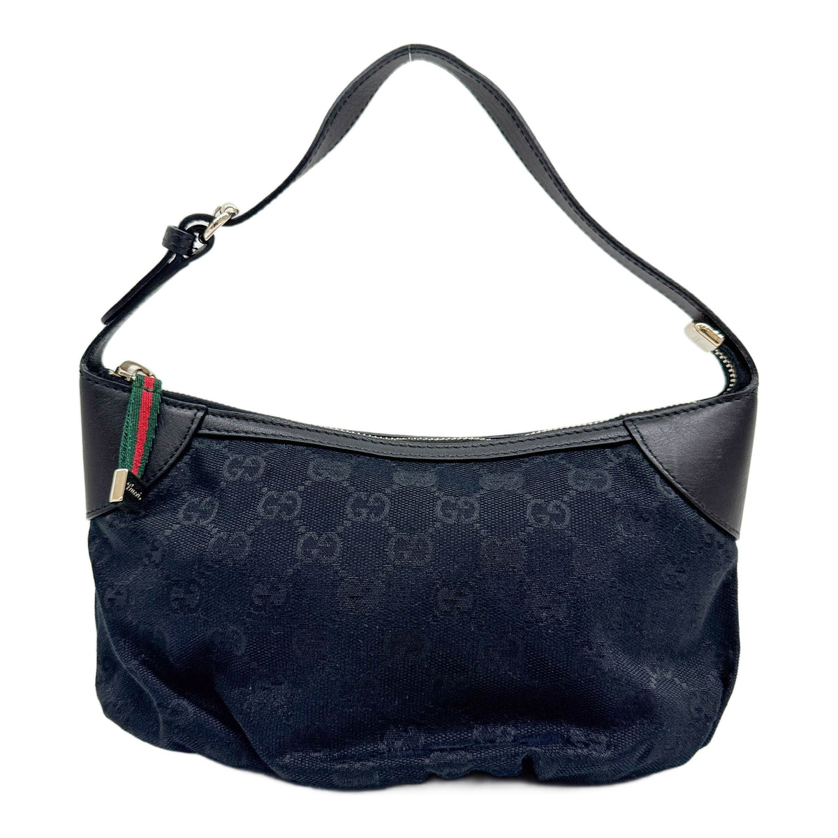 Black GG Canvas Hand Bag