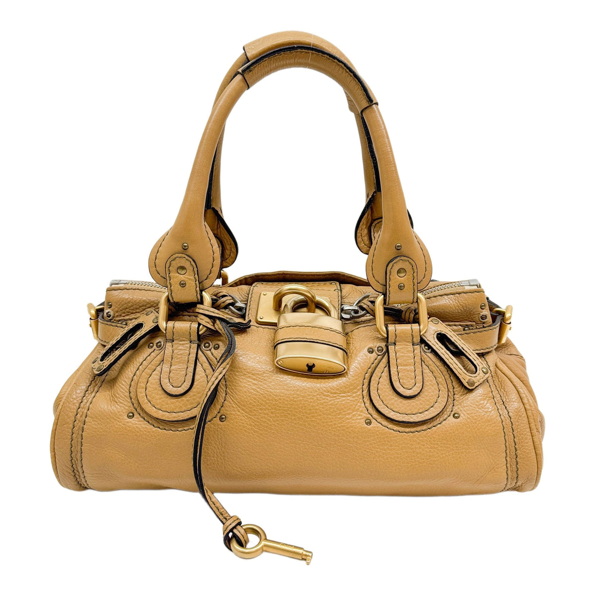 Paddington Light Brown Leather Shoulder Bag
