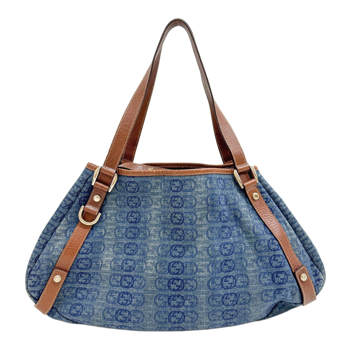 GG Denim Hobo Shoulder Bag