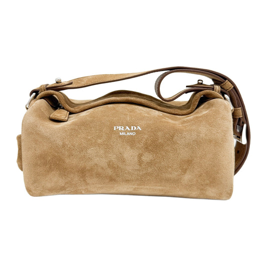Tan Suede Two Way Bag