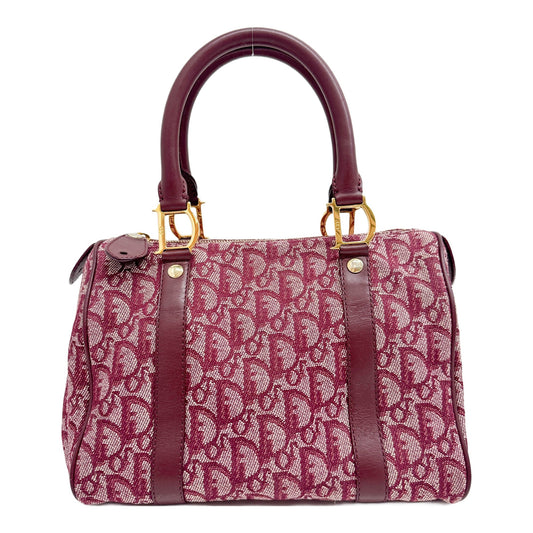 Small Boston/Bowling Red Trotter Canvas Hand Bag