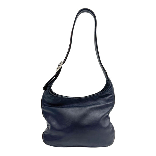 Black Leather Shoulder Bag