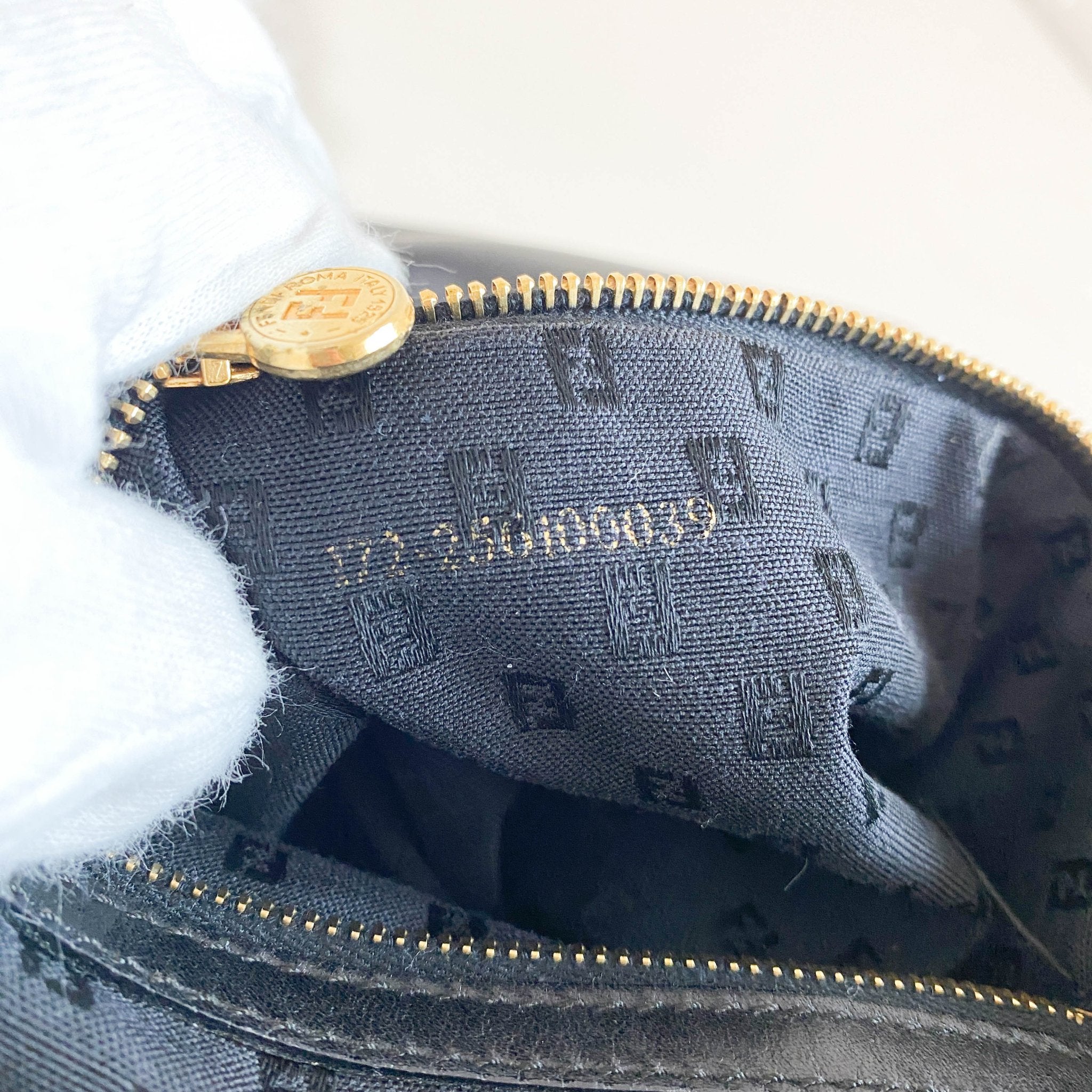 FENDI Archive Black Leather Shoulder Bag, in , Sold by HIVE PRELOVED - Shoulder Bags, ,