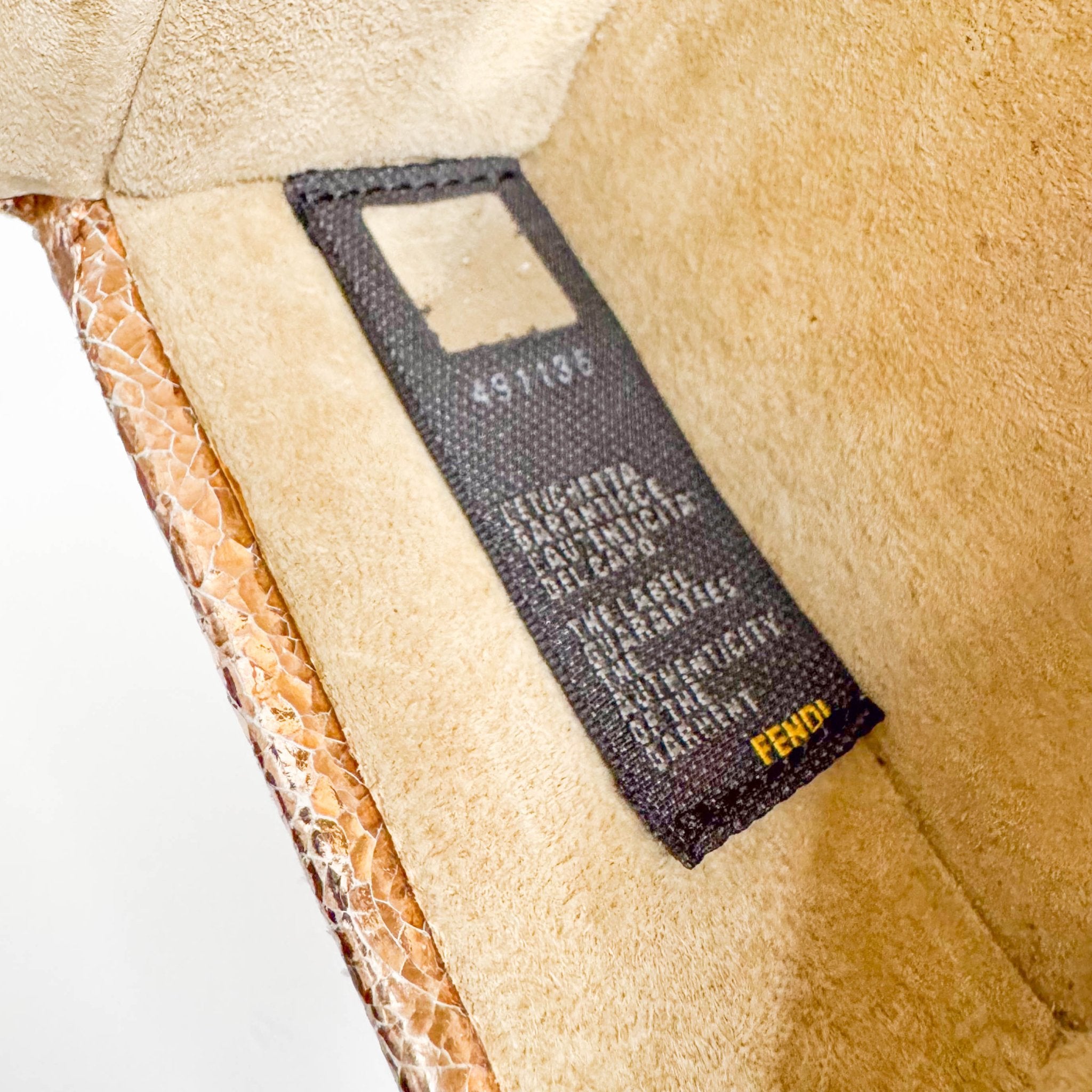 FENDI Archive Pink Gold Cosmetic Storage Bag, in , Sold by HIVE PRELOVED - Handle Bags, ,