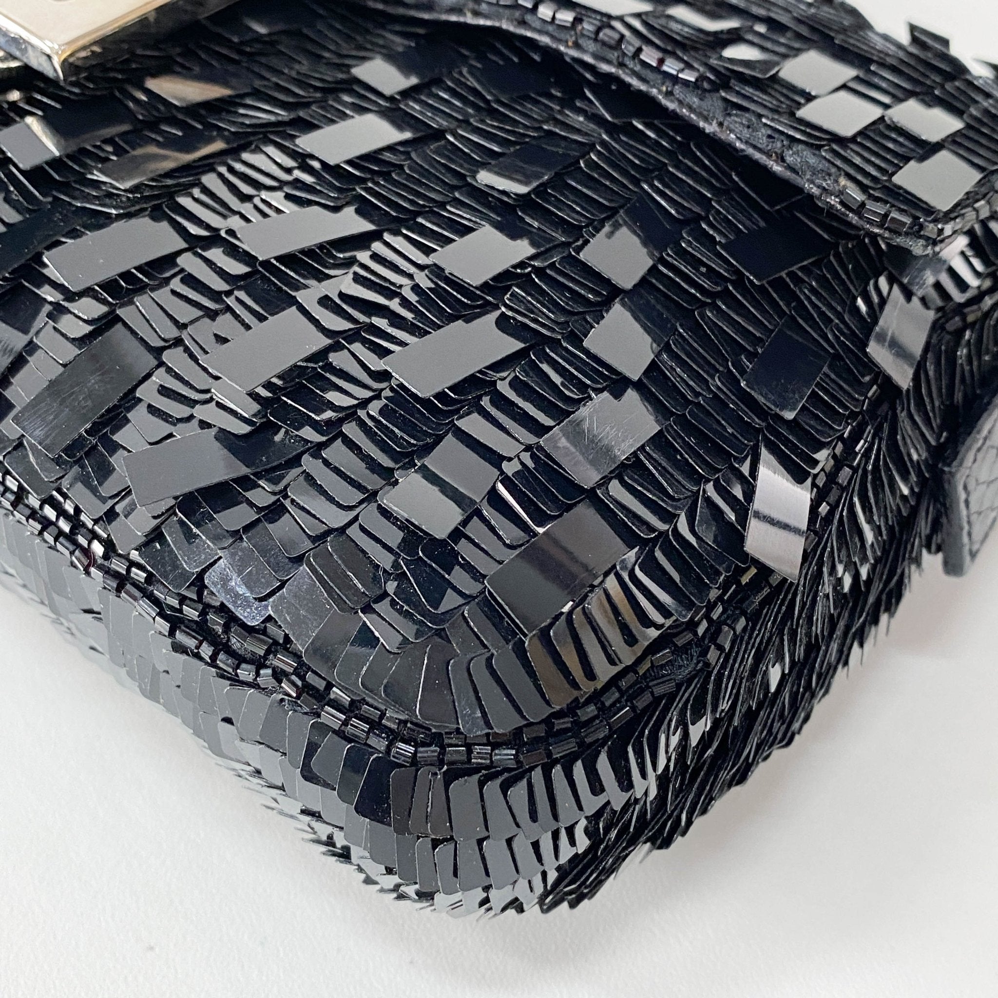 FENDI Baguete Black Sequin Shoulder Bag, in , Sold by HIVE PRELOVED - Shoulder Bags, ,