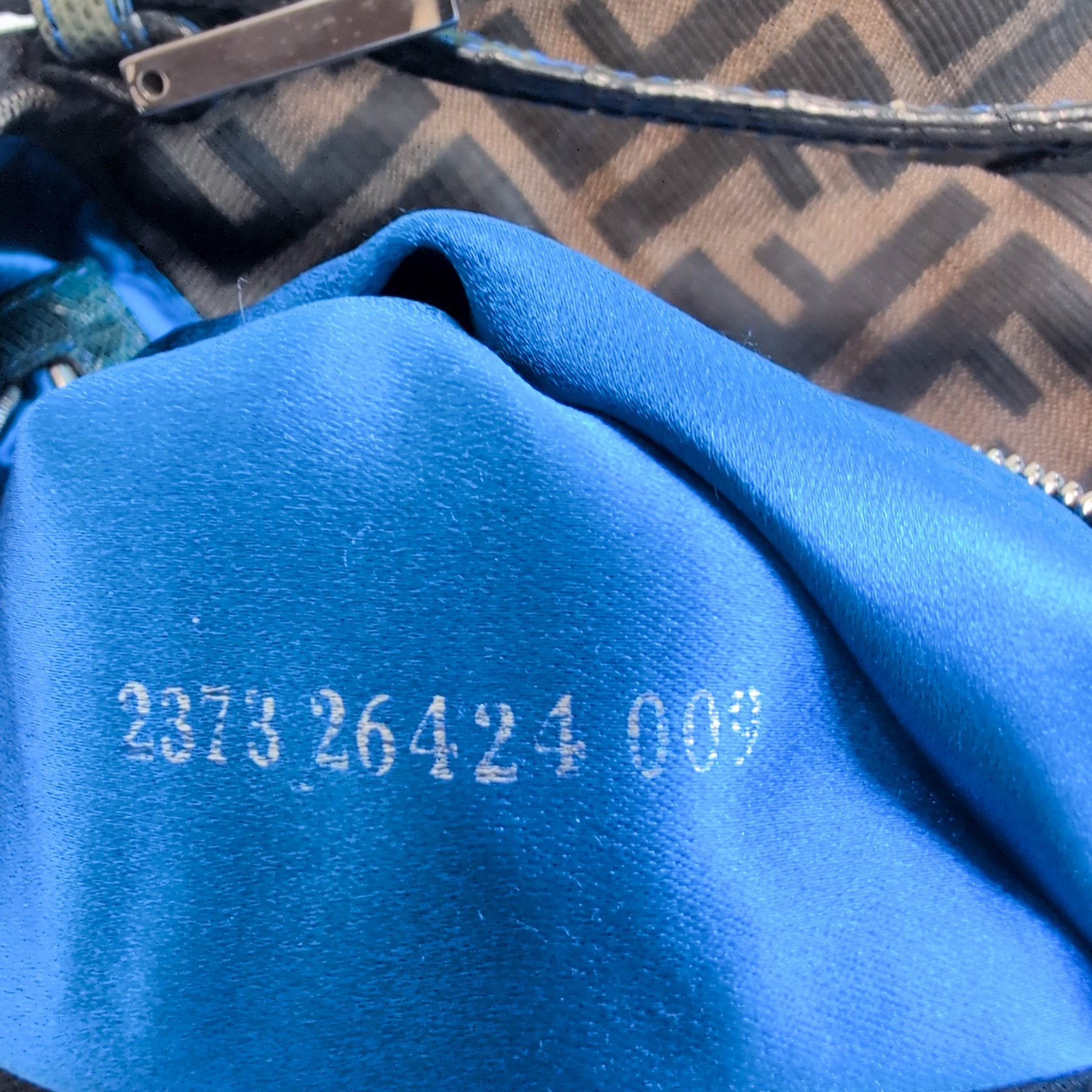 FENDI Baguette Beaded Geometric Pattern Zucca Shoulder Bag, in , Sold by HIVE PRELOVED - Shoulder Bags, ,