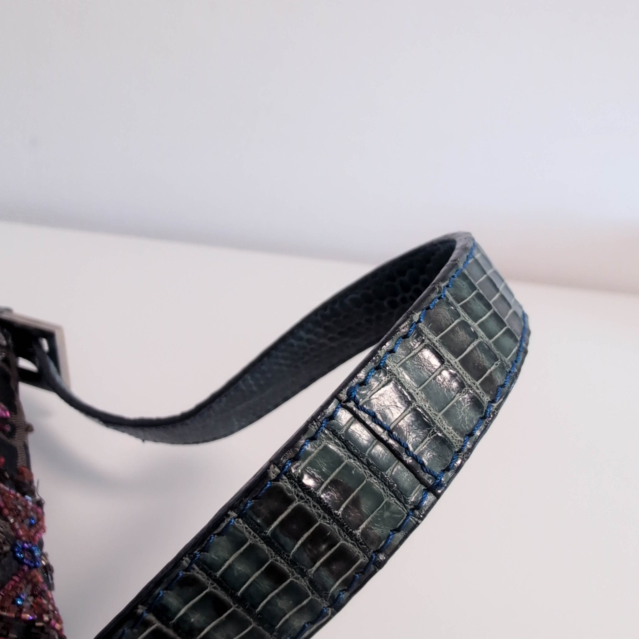 FENDI Baguette Beaded Geometric Pattern Zucca Shoulder Bag, in , Sold by HIVE PRELOVED - Shoulder Bags, ,