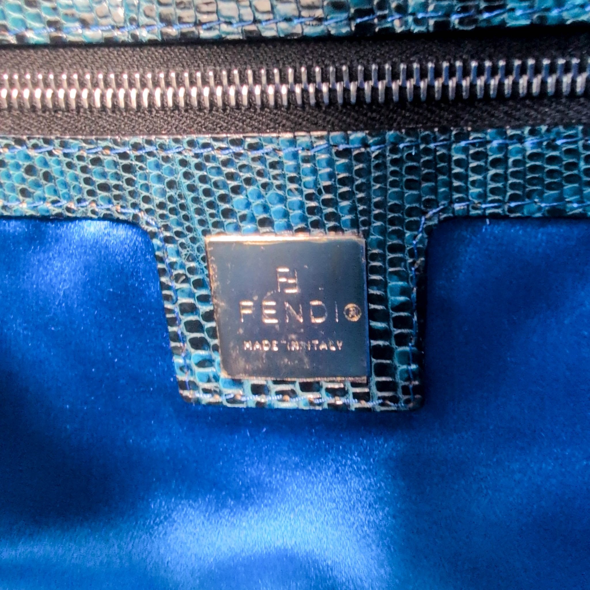 FENDI Baguette Beaded Geometric Pattern Zucca Shoulder Bag, in , Sold by HIVE PRELOVED - Shoulder Bags, ,