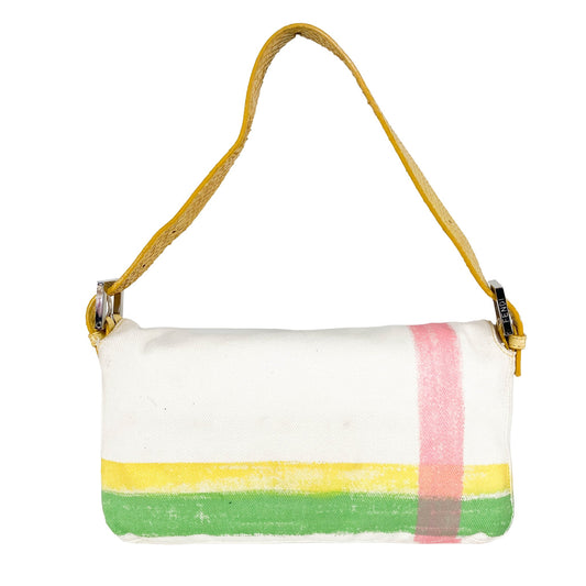 FENDI Baguette Beads Embroidered Yellow Shoulder Bag, in , Sold by HIVE PRELOVED - Shoulder Bags, ,