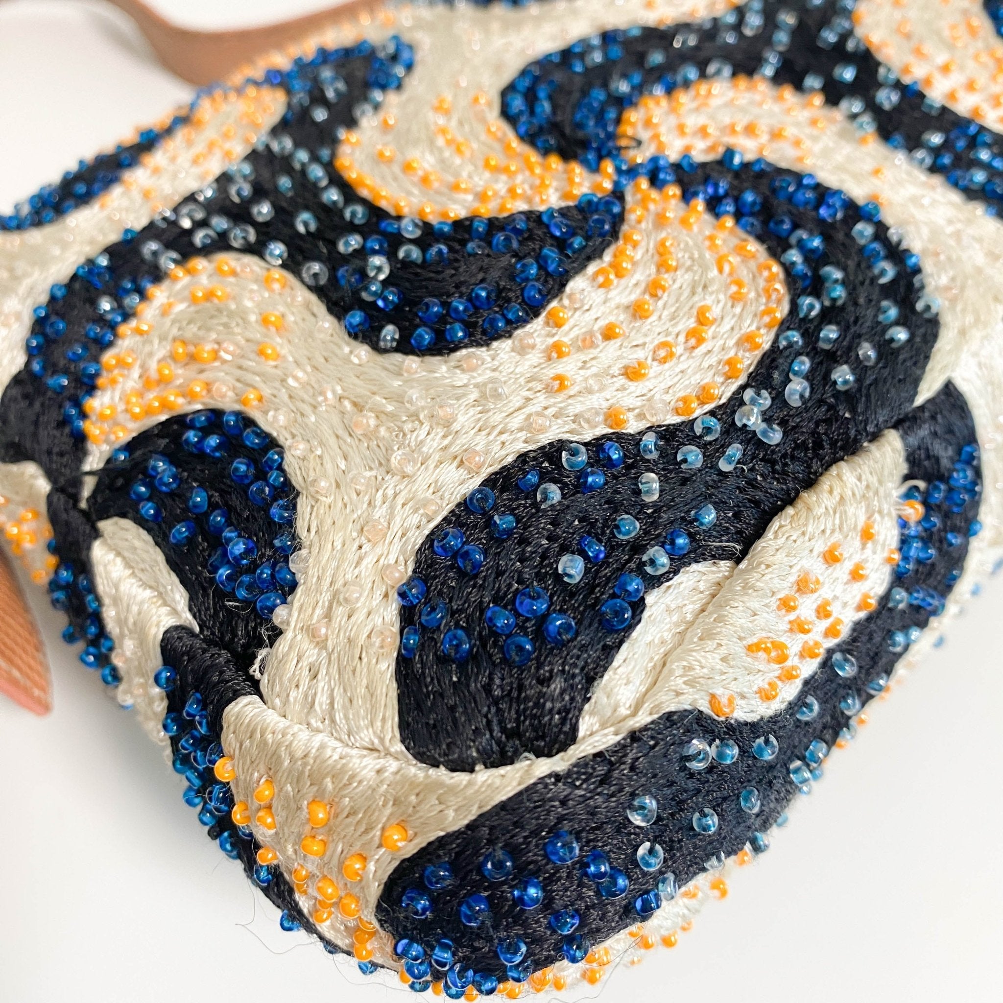 FENDI Baguette Beads White Orange Blue Shoulder Bag, in , Sold by HIVE PRELOVED - Shoulder Bags, ,