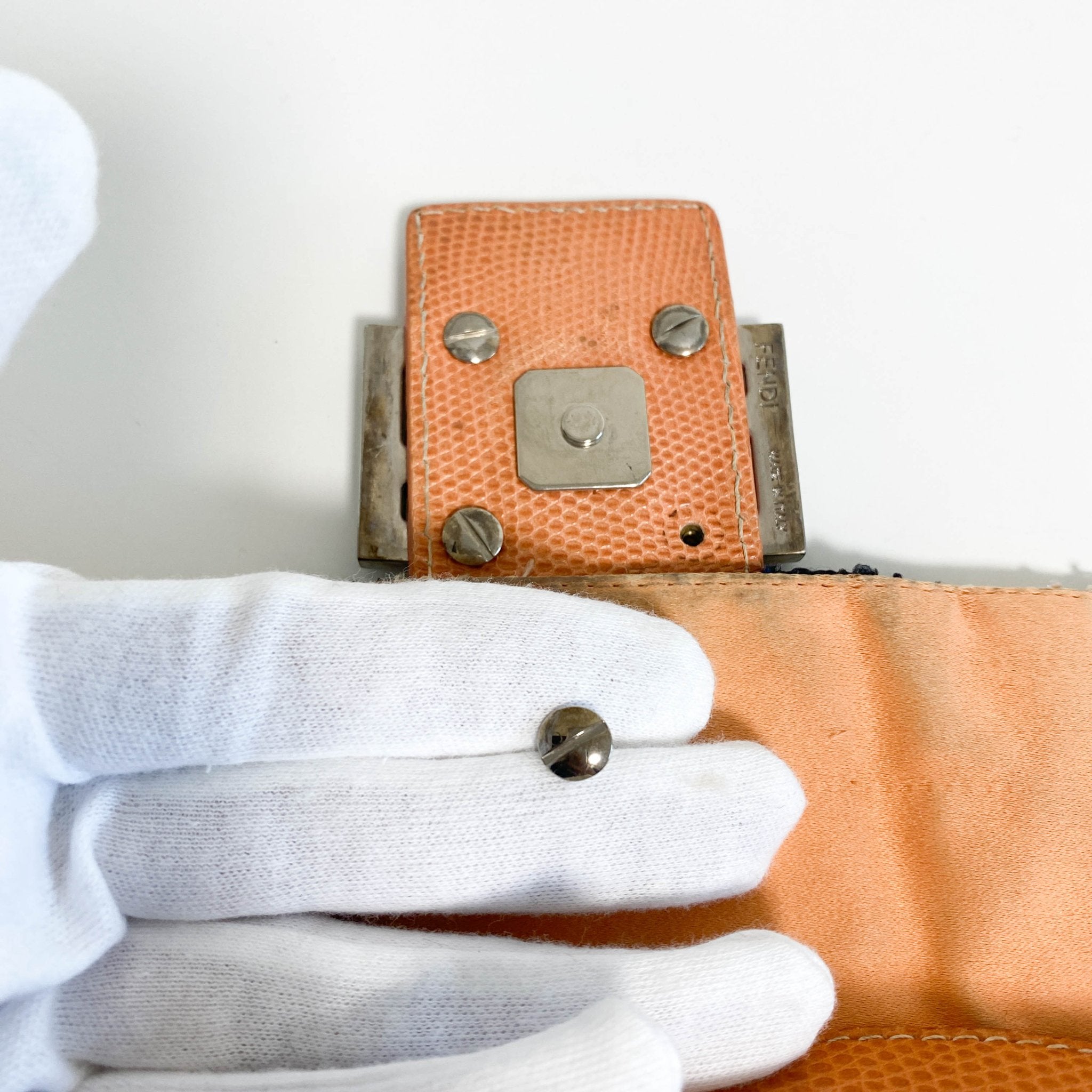 FENDI Baguette Beads White Orange Blue Shoulder Bag, in , Sold by HIVE PRELOVED - Shoulder Bags, ,