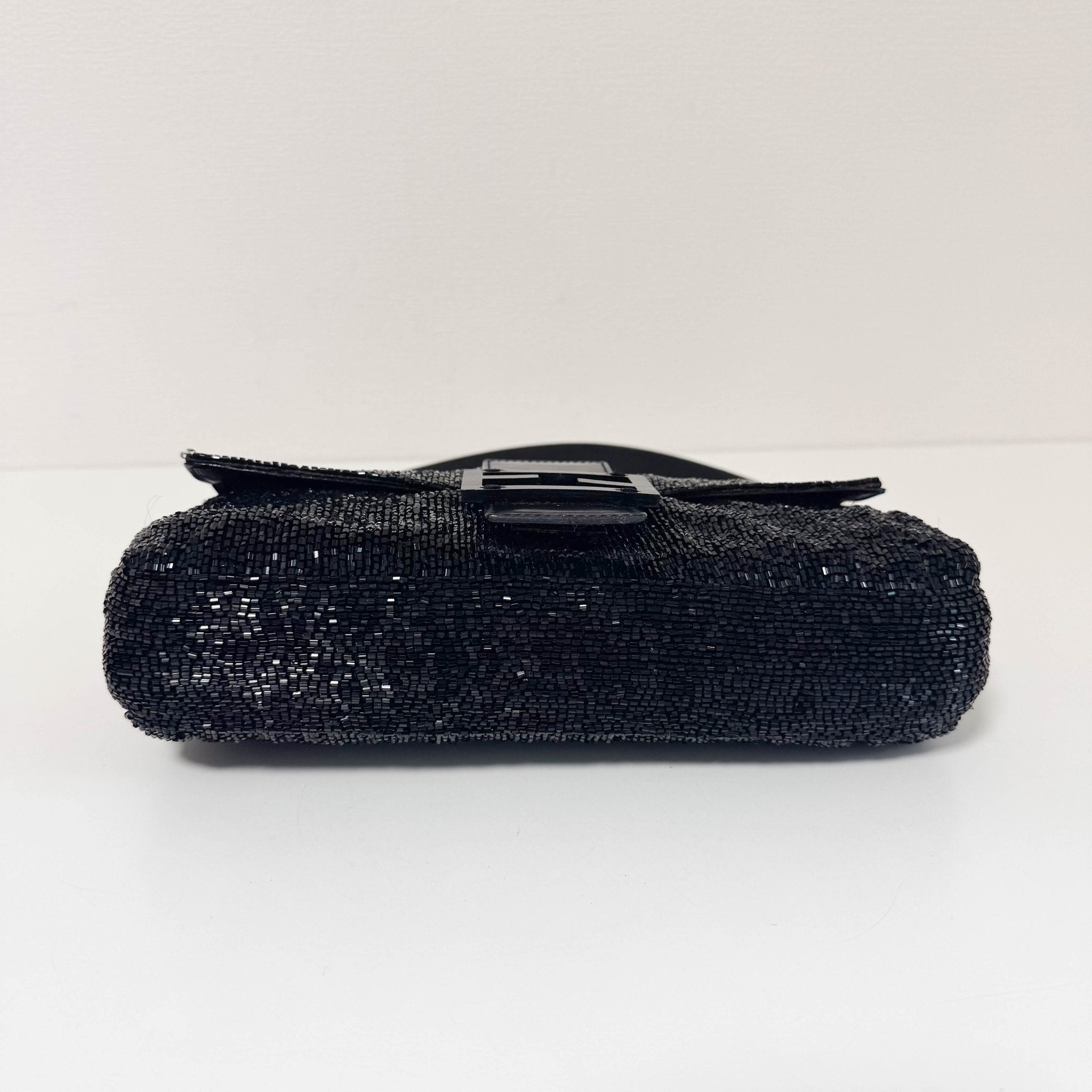 FENDI Baguette Black Beaded Shoulder Bag, in , Sold by HIVE PRELOVED - Shoulder Bags, ,