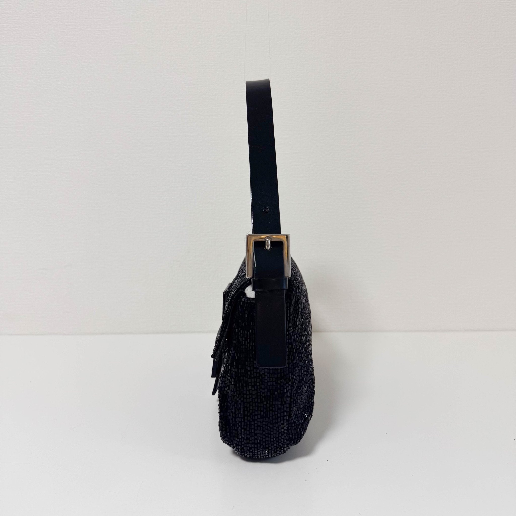 FENDI Baguette Black Beaded Shoulder Bag, in , Sold by HIVE PRELOVED - Shoulder Bags, ,